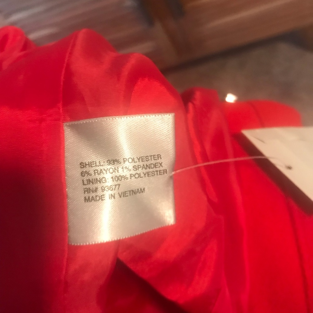 Worthington Red Trenchcoat size smalll - Picture 5 of 14